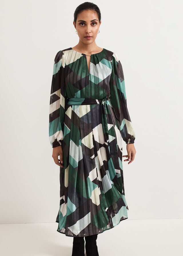Multicolor Phase Eight Petite Francesca Dress | 3548DKTCW