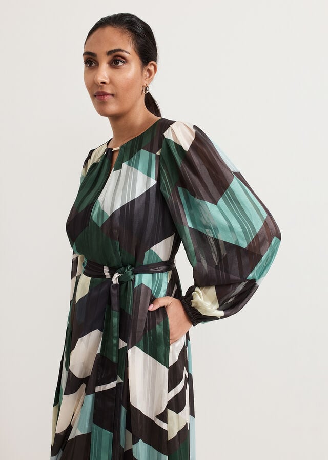 Multicolor Phase Eight Petite Francesca Dress | 3548DKTCW