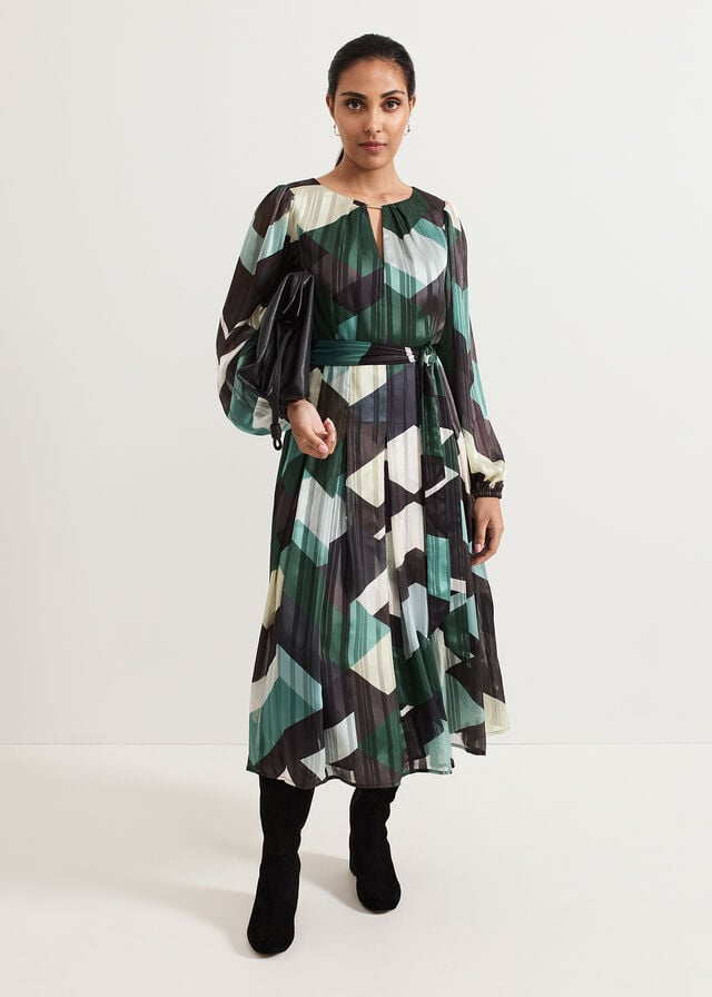 Multicolor Phase Eight Petite Francesca Dress | 3548DKTCW