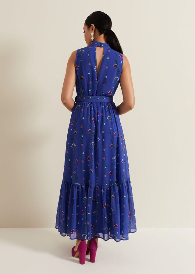 Multicolor Phase Eight Petite Sofia Print Dress | 3164WYXKA