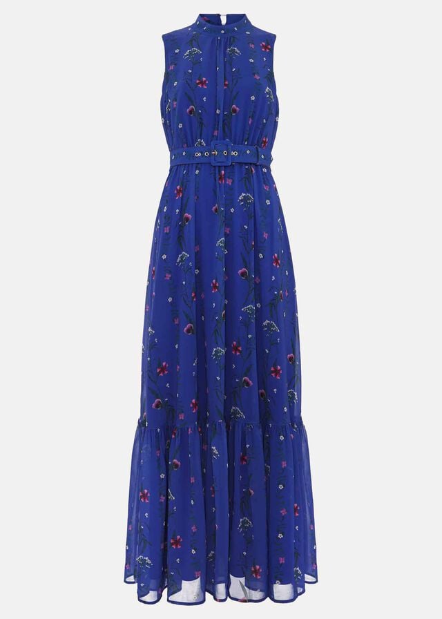 Multicolor Phase Eight Petite Sofia Print Dress | 3164WYXKA
