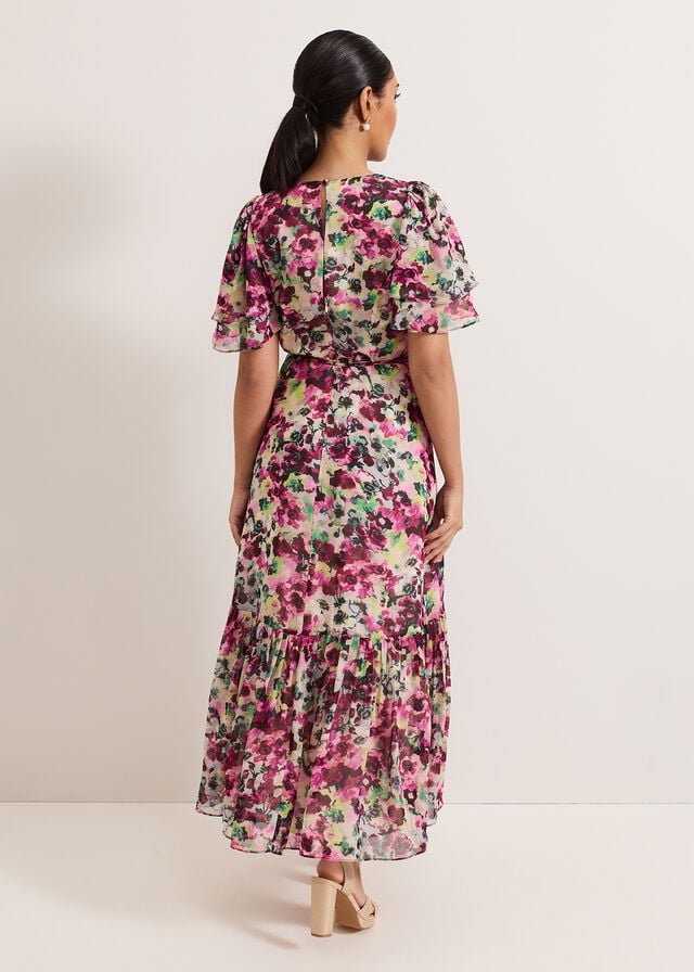 Multicolor Phase Eight Petite Violet Dress | 5710IYHER