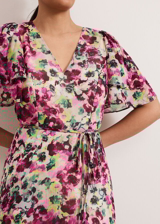Multicolor Phase Eight Petite Violet Dress | 5710IYHER
