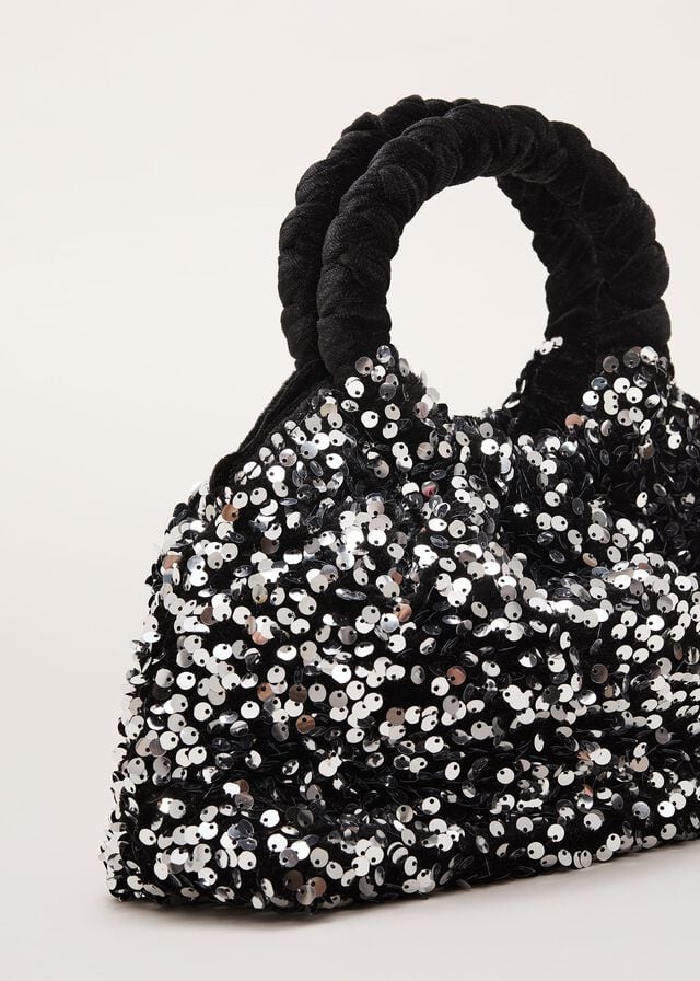 Multicolor Phase Eight Sequin Twist Handle Grab Bags | 9810SOMDL