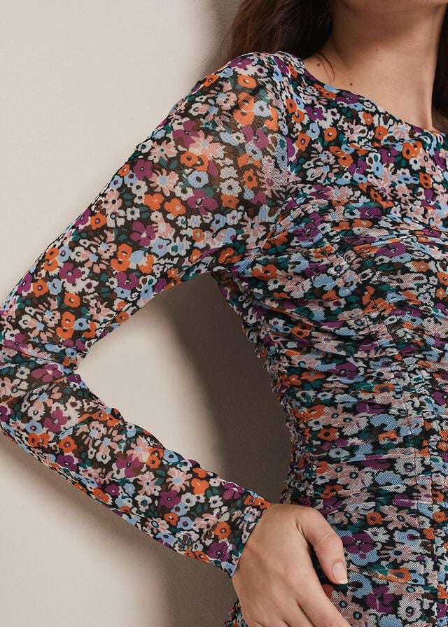 Multicolor Phase Eight Serena Floral Dress | 2845ZCFXM