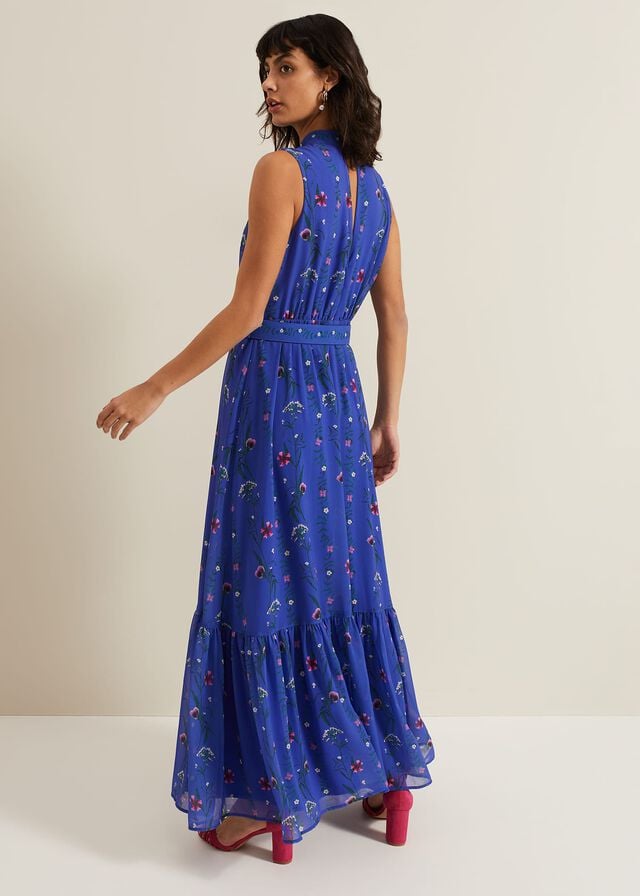 Multicolor Phase Eight Sofia Print Dress | 4127LBNWZ