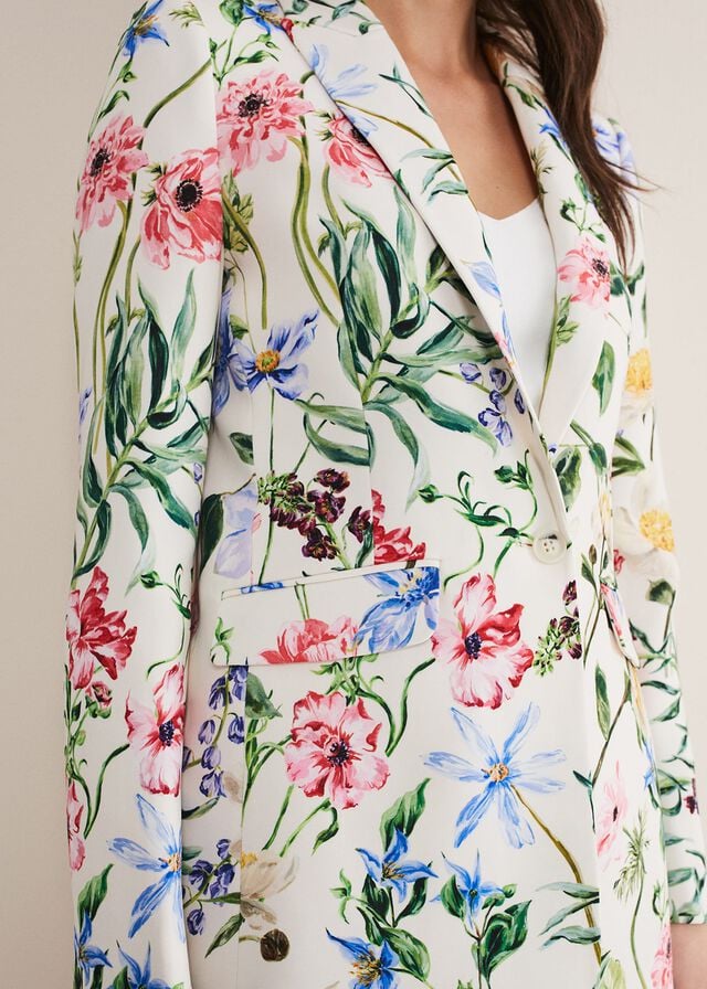 Multicolor Phase Eight Ulrica Floral Jackets | 7642CIGFT