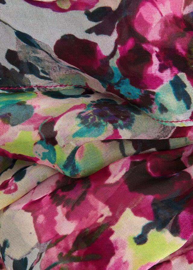 Multicolor Phase Eight Violet Floral Dress | 6853CDFGP