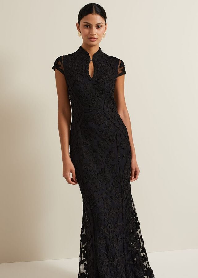 Multicolor Phase Eight Wenda Tapework Dress | 7038PFGKD