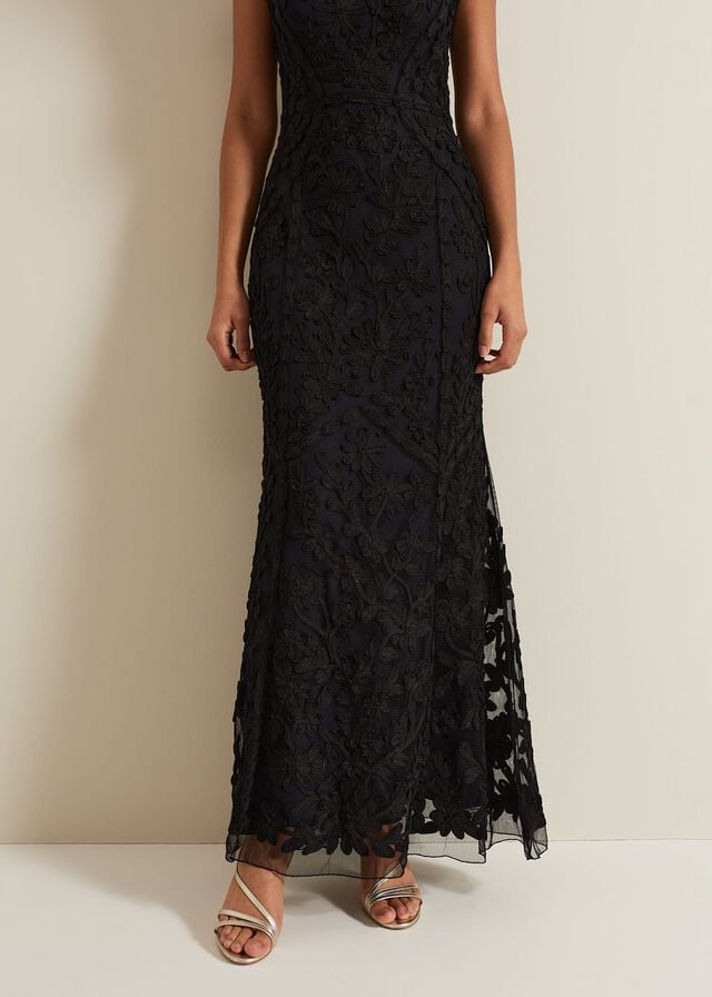 Multicolor Phase Eight Wenda Tapework Dress | 7038PFGKD