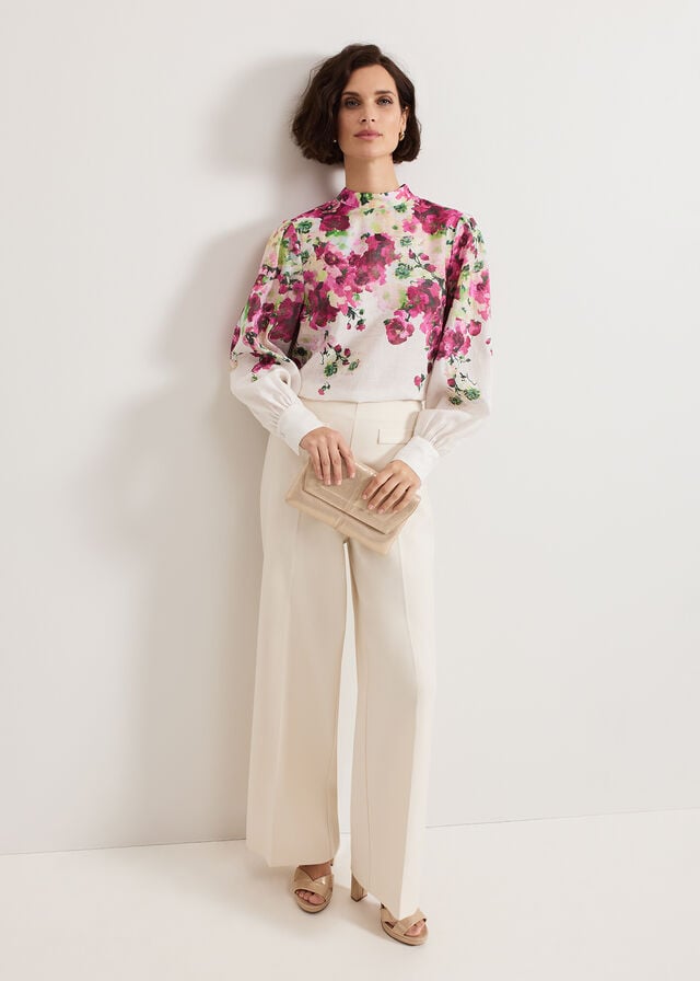Multicolor Phase Eight Winnie Floral Shirts | 9408XCTYG