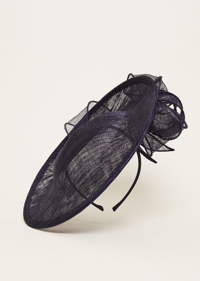 Navy Phase Eight Bow Detail Underband Fascinator Hats | 3691QYWXC