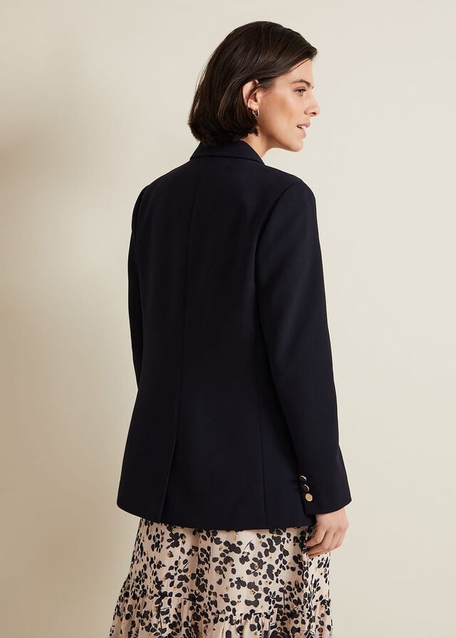 Navy Phase Eight Elandra Tux Jackets | 1962KSECD
