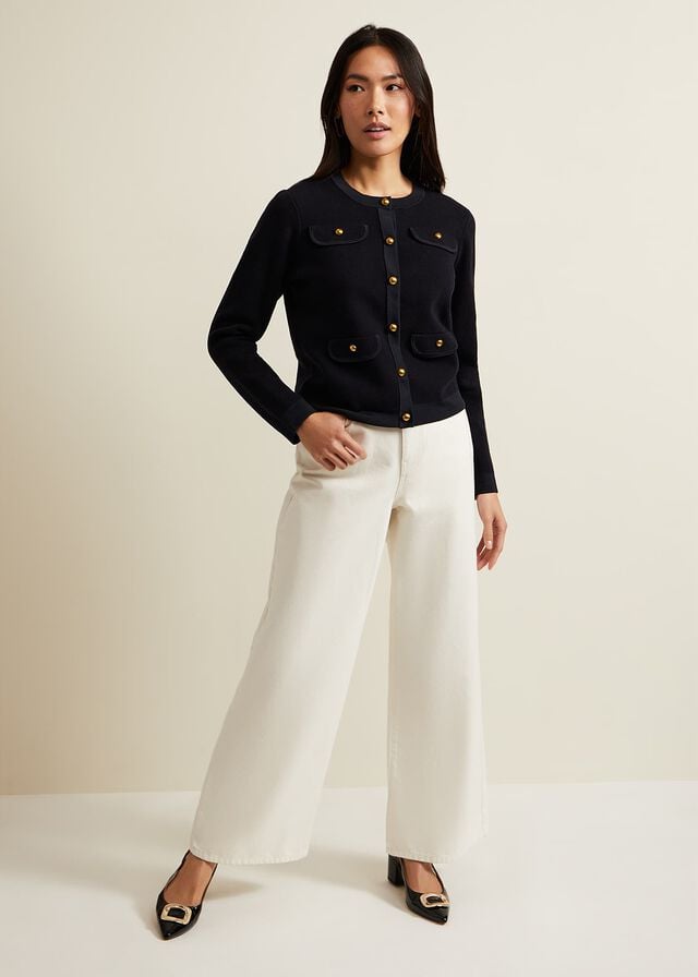 Navy Phase Eight Libbyted Knitwear | 6812KMXAN
