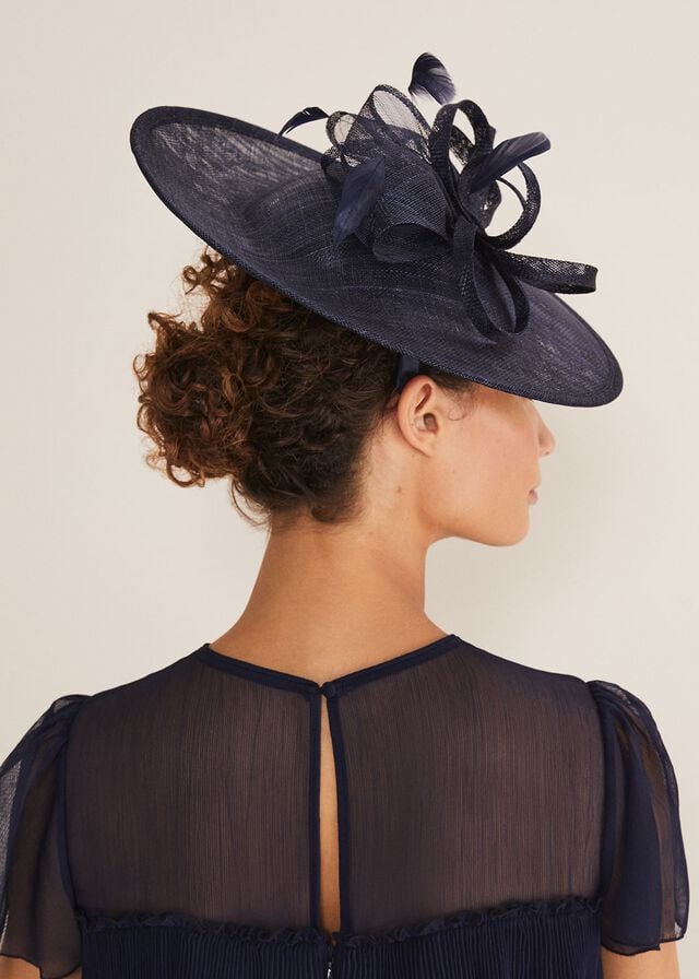 Navy Phase Eight Navy Fascinator Hats | 8167XRZSJ