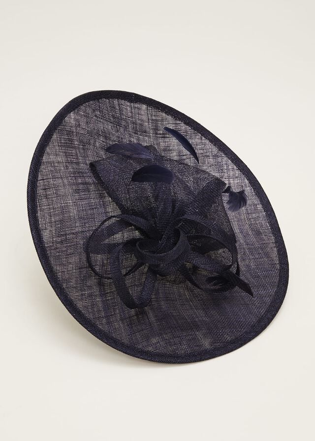 Navy Phase Eight Navy Fascinator Hats | 8167XRZSJ