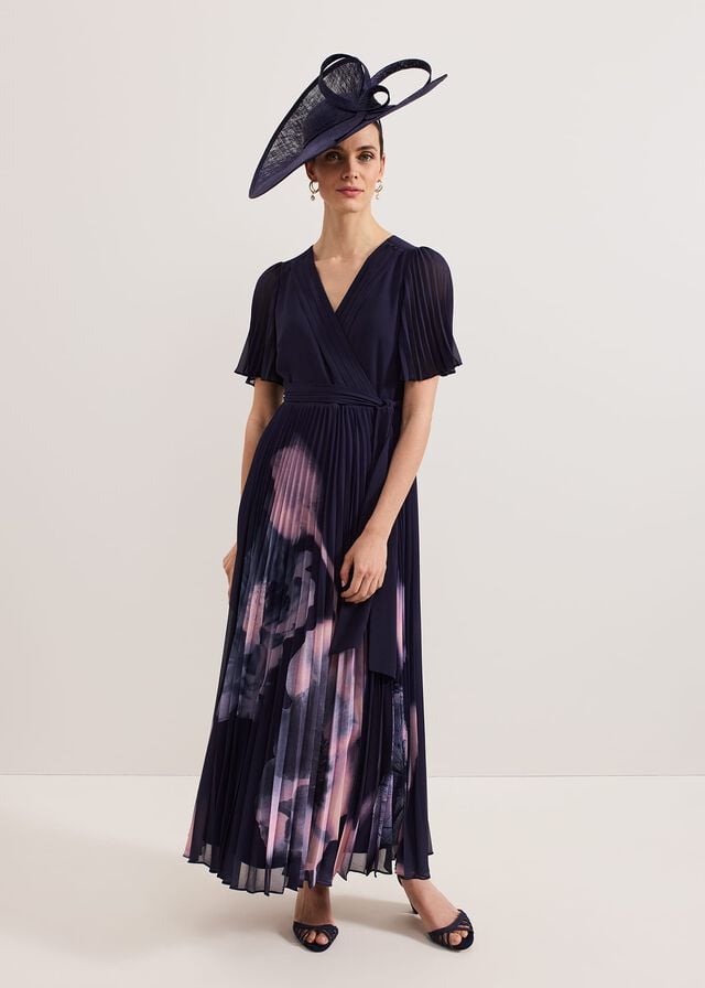 Navy Phase Eight Navy Twist Back Statement Fascinator Hats | 6319RMCPV