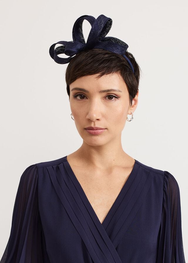 Navy Phase Eight Navy Twist Hats | 7463NJGEA