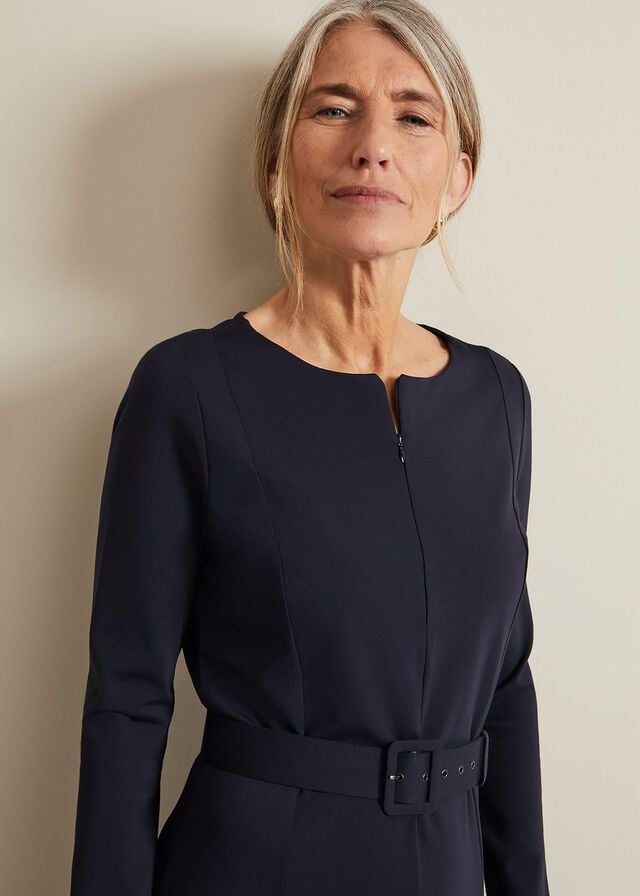 Navy Phase Eight Paula Dress | 2471CFNBV