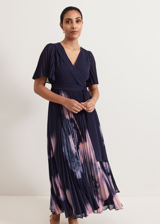 Navy Phase Eight Petite Abigail Dress | 2946WPYOS