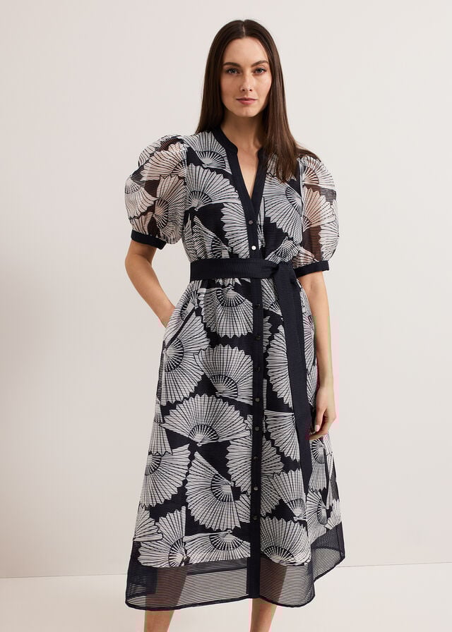Navy Phase Eight Skylar Dress | 7843TXRVS
