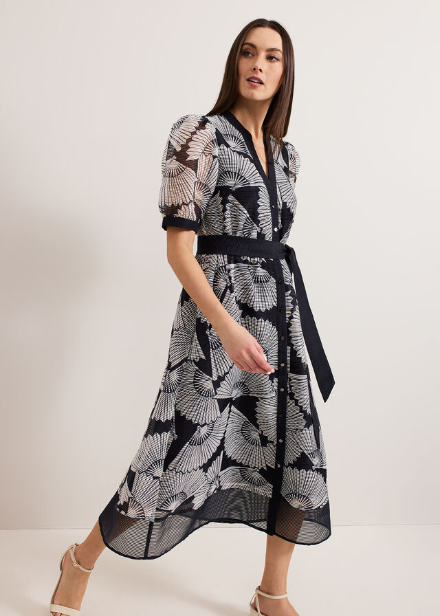 Navy Phase Eight Skylar Dress | 7843TXRVS