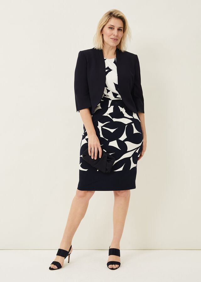 Navy Phase Eight Tammy Occasion Jackets | 8360VPHYZ