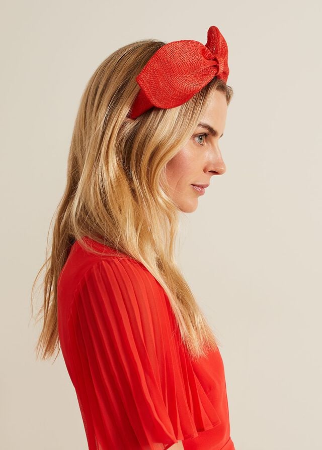 Orange Phase Eight Padded Bow Hats | 7140CLUBA