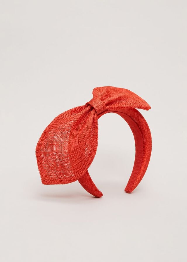 Orange Phase Eight Padded Bow Hats | 7140CLUBA
