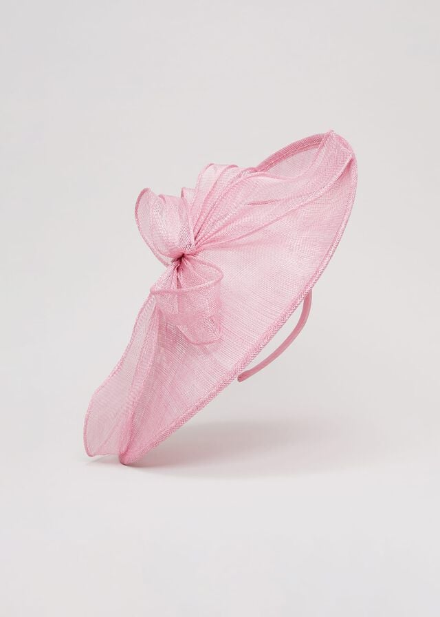 Pink Phase Eight Bow Detail Oval Fascinator Hats | 9741THSDP