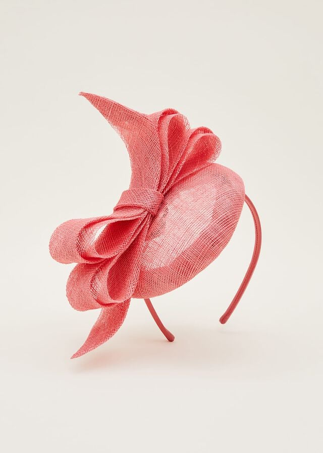 Pink Phase Eight Bow Detail Pillbox Fascinator Hats | 9367TXERM