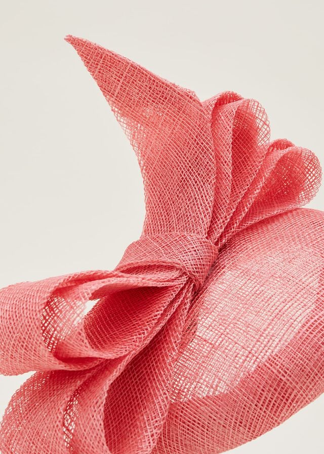 Pink Phase Eight Bow Detail Pillbox Fascinator Hats | 9367TXERM