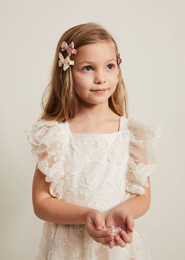 Pink Phase Eight Bow Hair Band & Clip Set Hats | 8510UDFWP