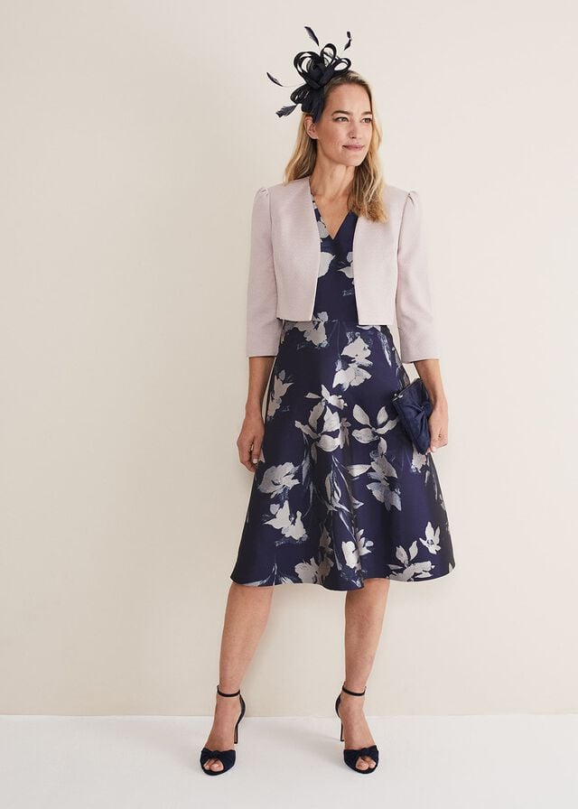 Pink Phase Eight Cecelia Puff Sleeve Jackets | 3046NGMES