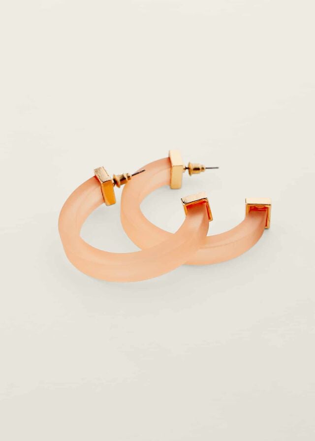 Pink Phase Eight Clear Hoop Jewellery | 9658YIWZM