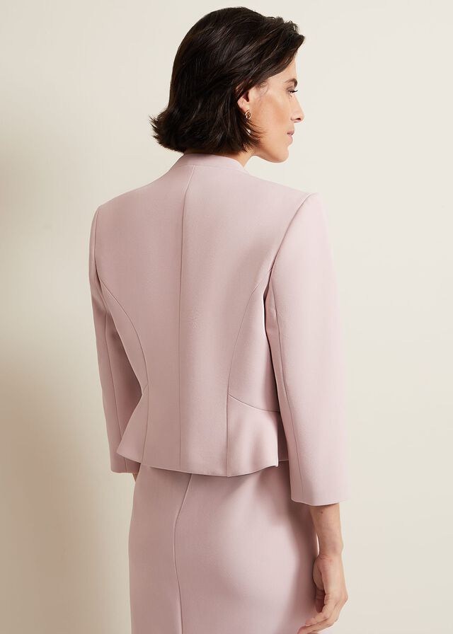 Pink Phase Eight Daisy Peplum Jackets | 6801BVUHZ