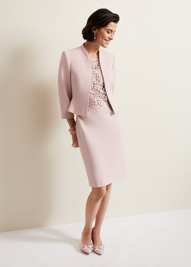 Pink Phase Eight Daisy Peplum Jackets | 6801BVUHZ
