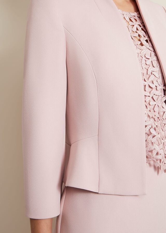 Pink Phase Eight Daisy Peplum Jackets | 6801BVUHZ