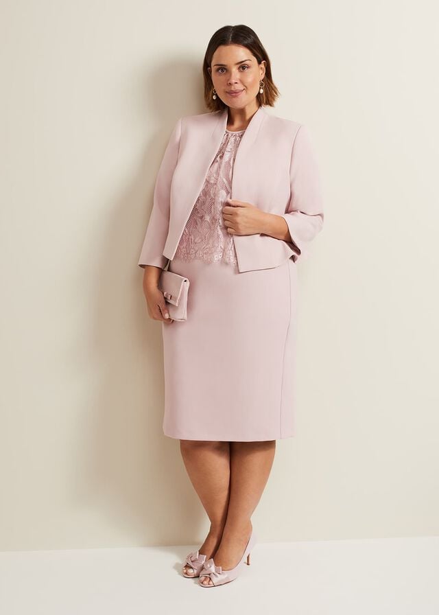 Pink Phase Eight Daisy Peplum Jackets | 6801BVUHZ