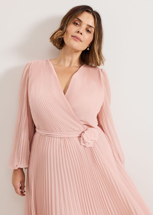 Pink Phase Eight Isadora Pale Dress | 2946PIHXB