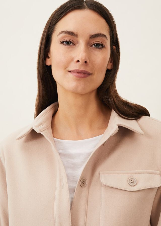 Pink Phase Eight Jessica Shacket Jackets | 8103VDKZO