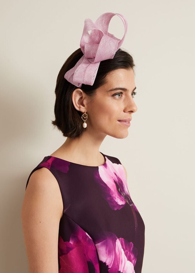 Pink Phase Eight Large Bow Hats | 0375OLMNH