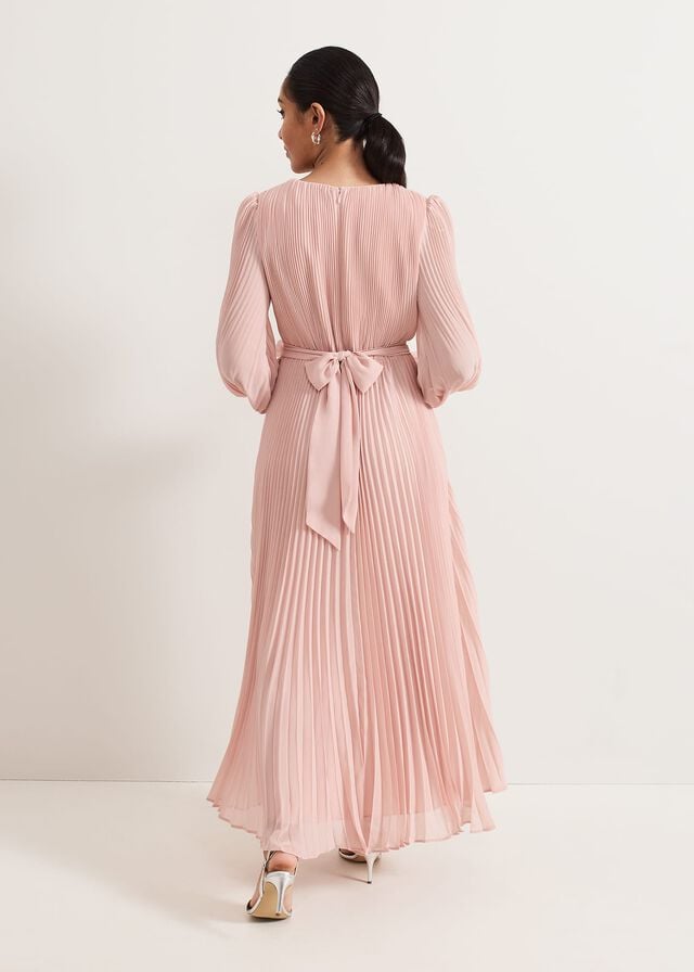 Pink Phase Eight Petite Isadora Pale Dress | 5196VTDYA
