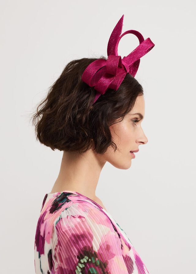 Pink Phase Eight Pink Oversized Bow Hats | 8136GRJDO
