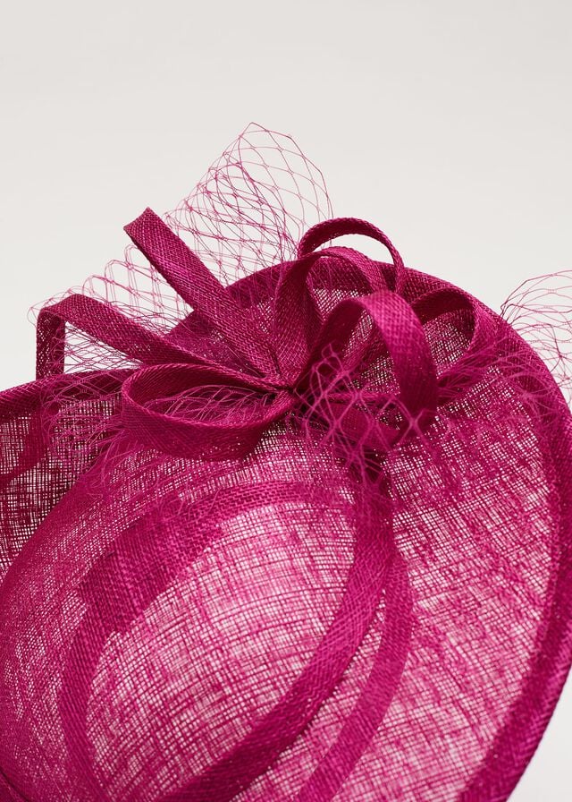 Pink Phase Eight Pink Twist Back Bow Fascinator Hats | 6582JXPUE