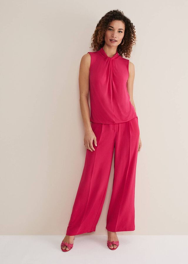 Pink Phase Eight Reign T Shirts | 6034FLZKH