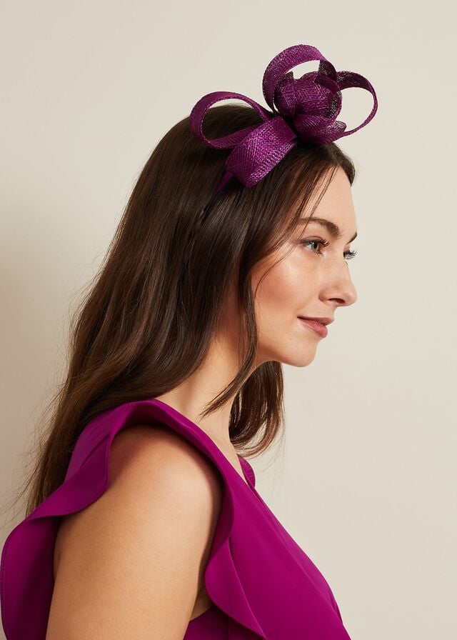 Purple Phase Eight Flower Hats | 4105BEMCW