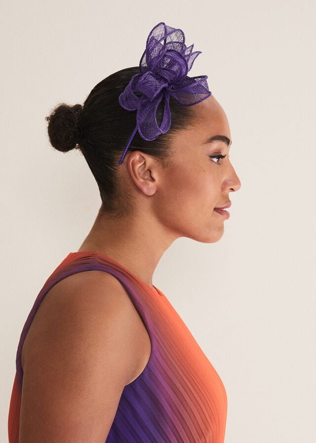 Purple Phase Eight Purple Bow Hats | 9068LZIRJ