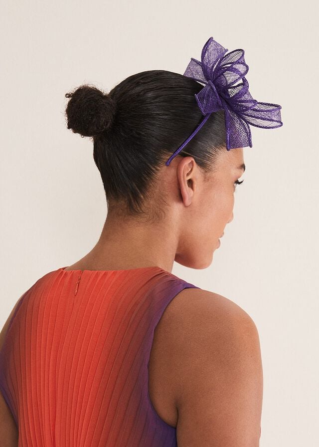 Purple Phase Eight Purple Bow Hats | 9068LZIRJ