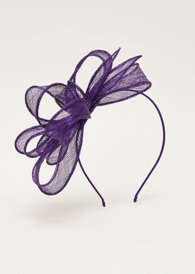 Purple Phase Eight Purple Bow Hats | 9068LZIRJ